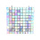12 Pieces Multi Color Shining Mosaic Panel Mirror 7