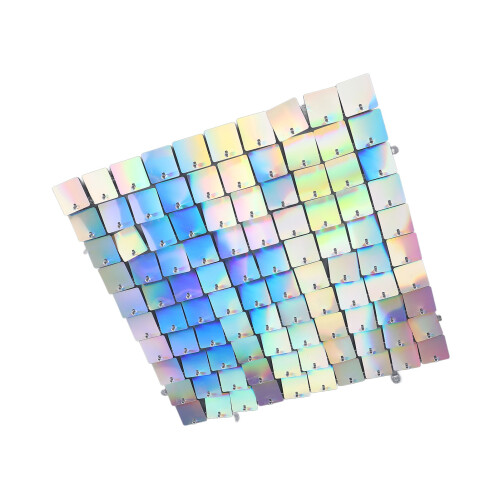 12 Pieces Multi Color Shining Mosaic Panel Mirror 1