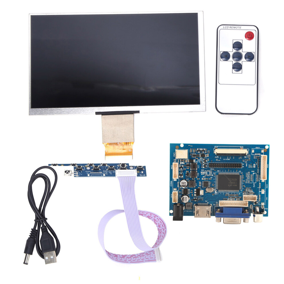 7 Inch LCD TFT Display 1024*600 HDMI VGA Monitor