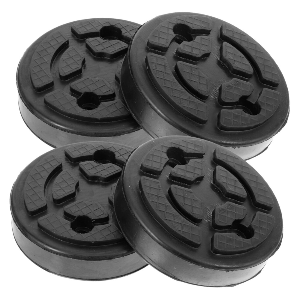 Rubber Car Jack Pads For Suvs And Motorhomes, Round Crimp Weld Design, Durable Scratch Protection For Vehicle Maintenance 6482260270951