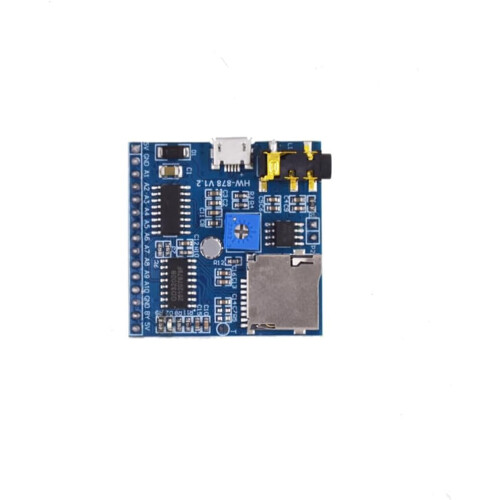 Trigger MP3 Voice Playback Speaker Interface Module for Low Voltage or Ground Level Activation, Compact Design 2