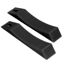 Silicone Barbell Wedge Load/Unload Plates Anti-Rutsch 23,2x4,5cm Schwarz