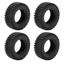 4 Stück RC-Gummi-Räder Reifen für MN86 1/12 RC-Crawler Vorder- und Hinterachsen Upgrade-Teile