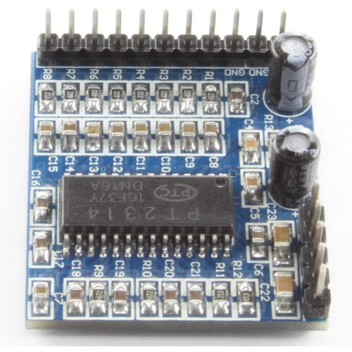 PT2314 Sound Quality Adjustment Voice Module IIC I2C 6V-10V Audio Processing for Enhanced Audio Control 1