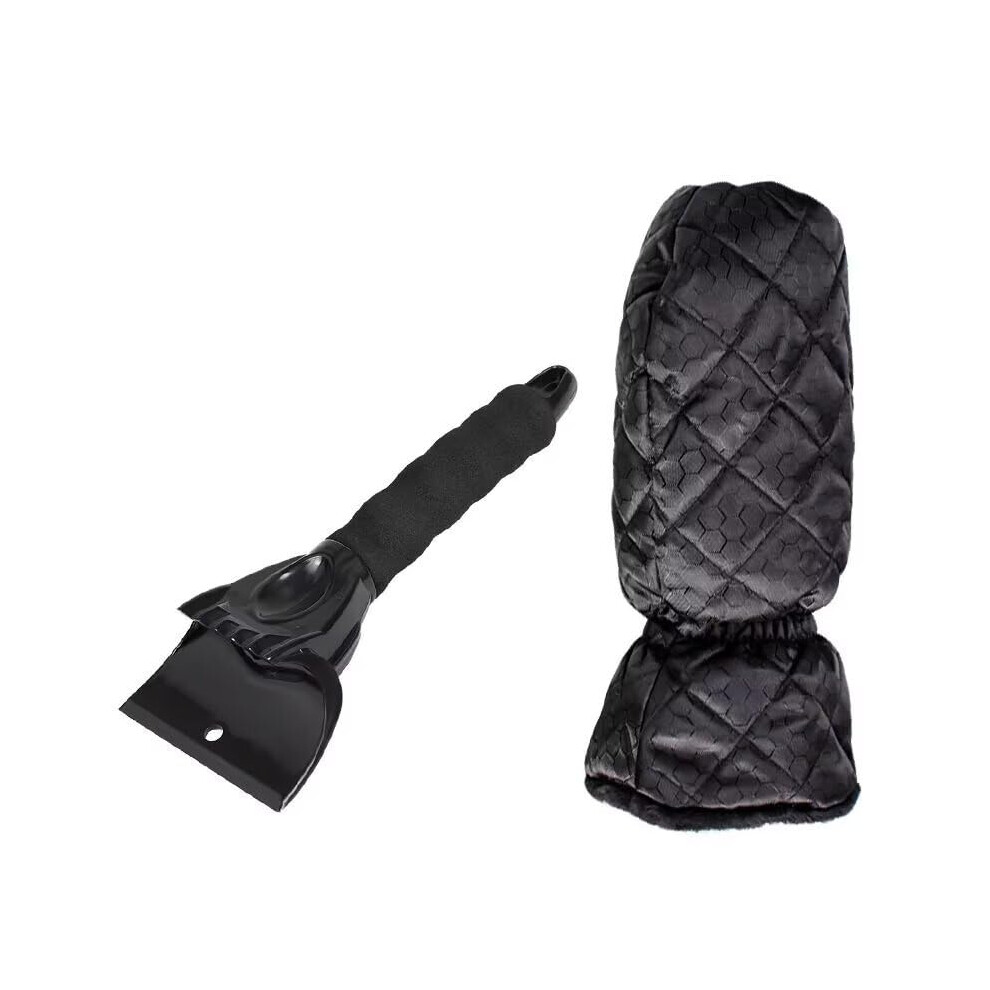 Car Ice Scraper With Glove For Windshield Defrosting And Snow Removal - Durable, Ergonomic Design, Winter Essentials 6038364988218