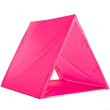 Children's Tipi Tent, Foldable Polyester Fabric Tent in Pink for Birthdays, Travel and Picnics
