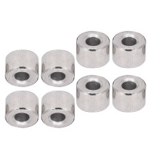 8 Stück 1/10 RC Stahlrundsäulen 7x5mm Silber für Off-Road-Fahrzeuge