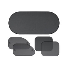 Car Window Sunshade, Side Window Sun Protection for Vehicles - 5 Pack UV Protection, Heat Blocking, Cooling for Camping and Baby Seats