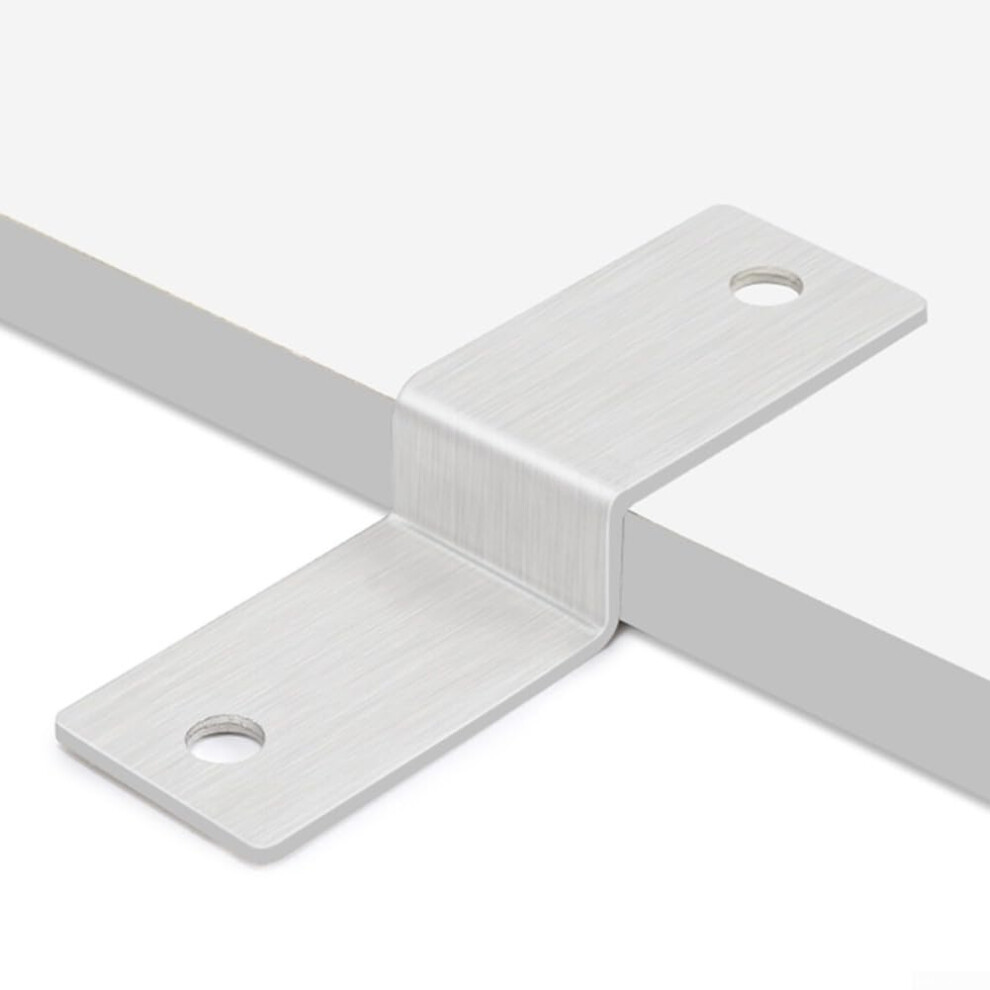 Heavy Duty Stainless Steel Corner Connector Bracket 20Mm Z Shape Shelf Fastener For Home Furniture Assembly 6482260272979