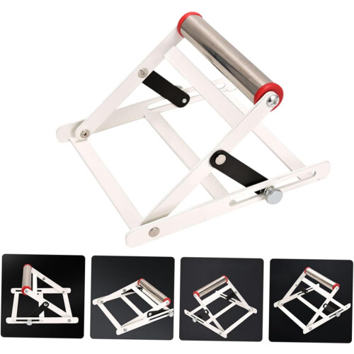 Adjustable Cutting Machine Support Frame, Height Adjustable Metal Holder for Various Trimmer Models with Non-Slip Teeth 1