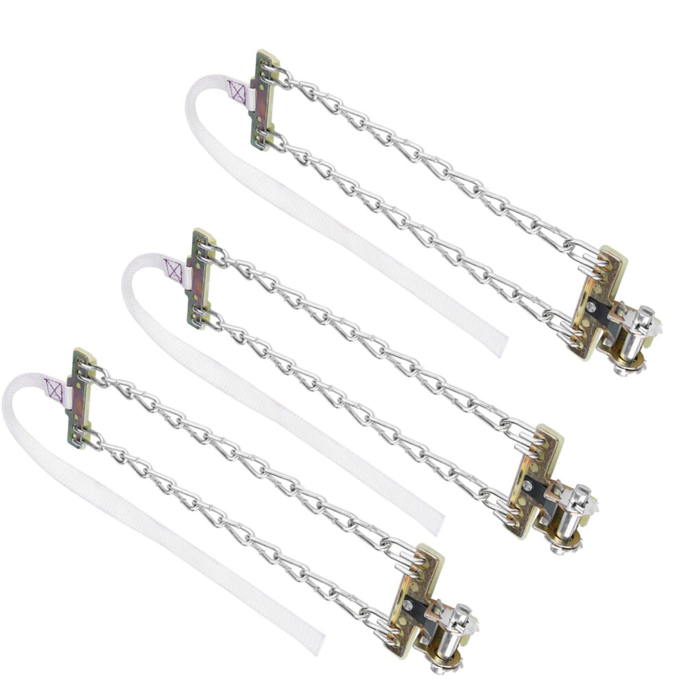 Car Tyre Chains Set of 3 Non-Slip Metal Tyre Chains for 205-225 mm Tyres Suitable for Muddy Roads and Snow-image-OPC-PK85ST7-NEW