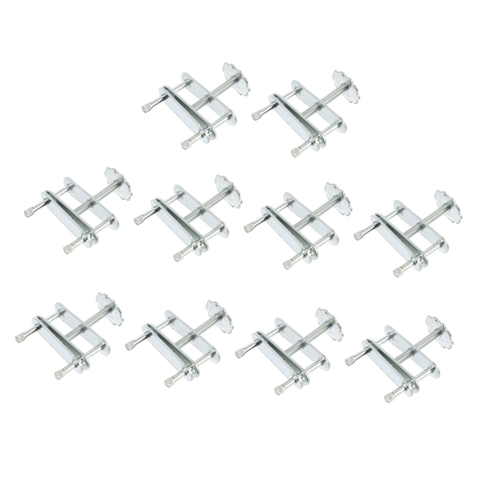 Waterproof Clip Clamp Pack Of 30 For Screw Compressors, Rustproof Hose Clamps, Galvanised Iron 4X3.5cm, C-Clamps 6447073278396