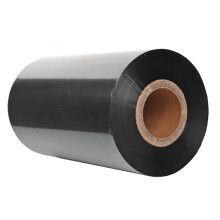 Printer Tape Wax Label Printer Roll 110mm x 300M Resin Thermal Transfer Adhesive Compatible with Label Printers