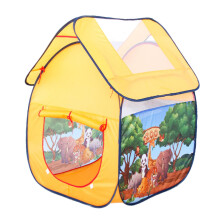Ball Pool Tent Play Tent for Kids Room with Dinosaur and Ocean Motifs, Portable for Indoor and Outdoor, Creative Playhouse