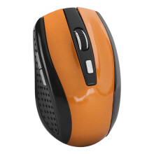 Orange kabellose optische Maus für Laptops, Gaming, einstellbarer DPI, 250Hz