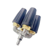 4-In-1 Turbine Nozzle Pressure Washer,2.0 Orifice Quadruple,360 Swivel Turbine Nozzle,1/4inch Quick Connector,Black
