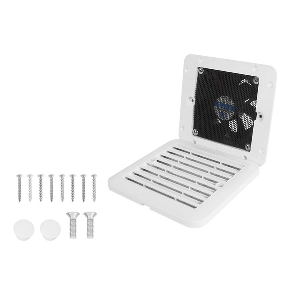 12 V Marine Ventilation Fan 4500 RPM High Performance Exhaust Blower White for Boats and RVs-image-OPC-PK85ZJ2-NEW