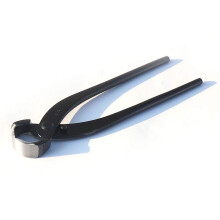 Hand Forged Concave Bonsai Branch Cutter 8 Inch - Japanese Black Root Cutting Shears 210mm Straight Edge Gardening Tool