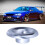 Silber 73mm/2,9 Zoll Aluminum Velocity Stack Cold Air Intake Adapter 12