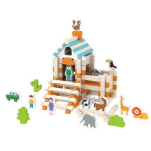 Building Blocks House Theme Set - Home Model Kit with Colorful Building Blocks for Creative Play and Construction
