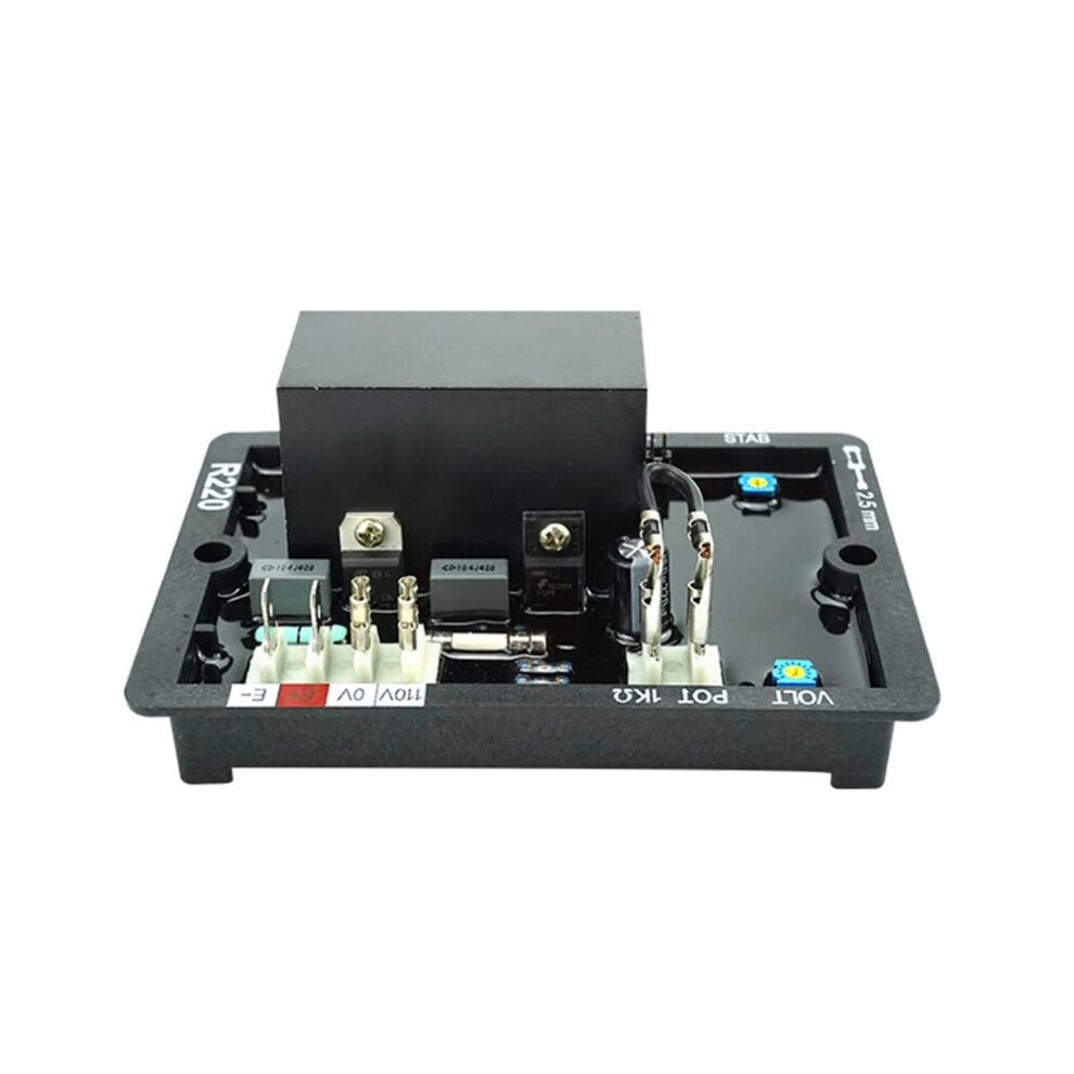 Avr R220 Genset Replacement Parts Automatic Voltage Regulator For Brushless Alternator 220V Compatible Model 6447073280047