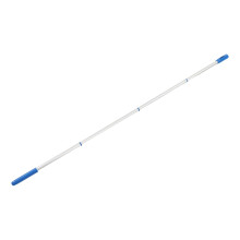 4-Section Aluminum Telescopic Pole 1.6m Thickened Pool Skimmer Rod for Vacuum Heads and Pool Cleaning Accessories