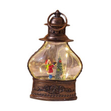 (9cmx3cmx14.5cm, Christmas tree) Christmas Night Light Glitter Glittering Gifts for Decorative Desk Festival Santa Claus