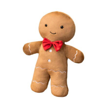 (as described, Gingerbread Man) Xmas Plush Cushion Christmas Decoration Stuffed Pillow Gingerbread Man