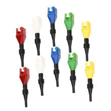 Square Funnels Set of 10 with Hose for Filling Bottles, Plastic Car Oil and Petrol Funneling, Retractable Design for Oil Change