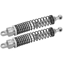 2 Stück 108mm Metall-Federbeine für 1/10 RC Autos, Silber