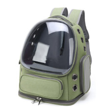 Transparent Rucksack Pet Carrier Bag Large Capacity for Cats and Parrots Portable Space Capsule Design