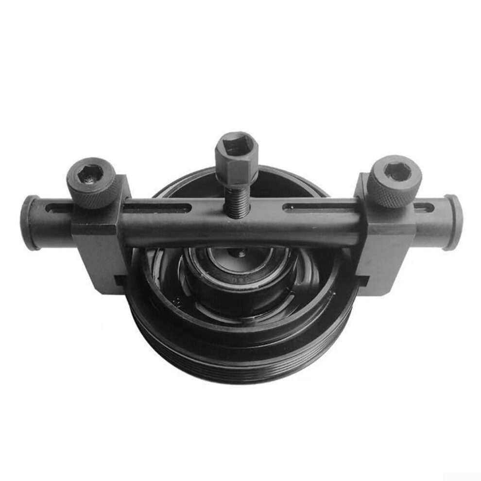 Compact Timing Belt Pulley Removal Tool For Crankshaft Maintenance, Portable Automotive Tool, Durable Steel, Universal Fit 6447073282010