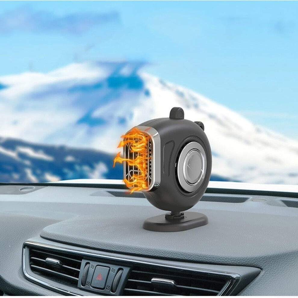 Electric Heater For Car 24V Quick Heating Car Mounted Heater Compact Design For Vehicle Use Black 6447073282171
