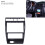 Elegantes Navigationspanel-Rahmenabdeckung für Seat Leon/Toledo 1M 10