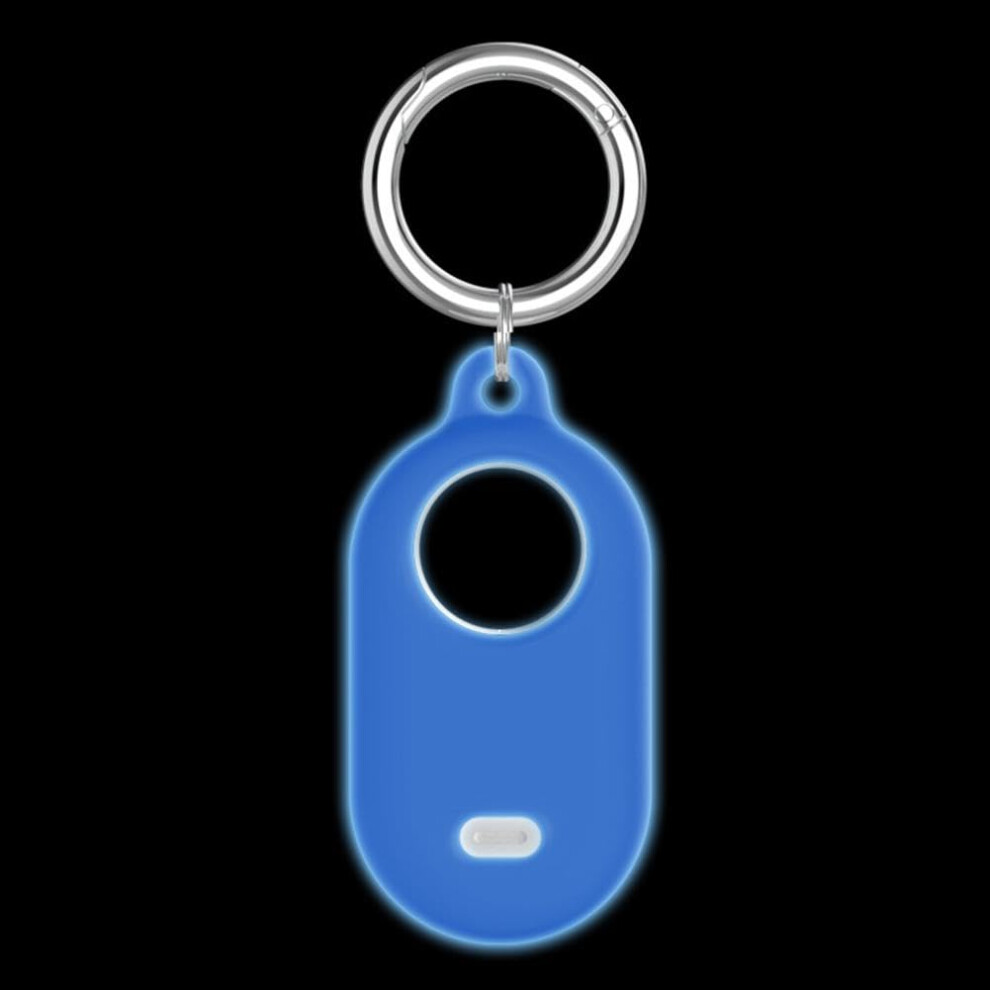 Locator Case Silicone Cover For Samsung Galaxy Smarttag2, Glow Keychain Accessory, Durable And Lightweight Design Blue 6038364991942