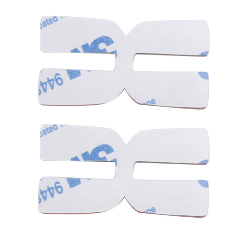 6 Stück Silikon H-Typ Badmintonschläger-Gewichte - 35g 2