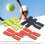6 Stück Silikon H-Typ Badmintonschläger-Gewichte - 35g 5