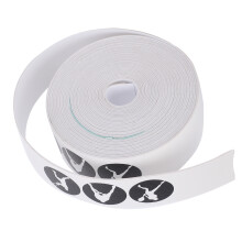 Weißes PU-Anti-Kratzband für Tennisschlägerkopfrahmen, 5 m / 16,4 ft Rolle