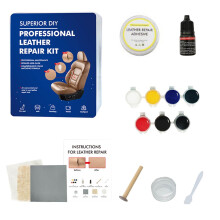 Leather Furniture Repair Kit - 7 Color Options for Car Seats, Sofas, Jackets, and Boat Seats - Scratch Repair Solution