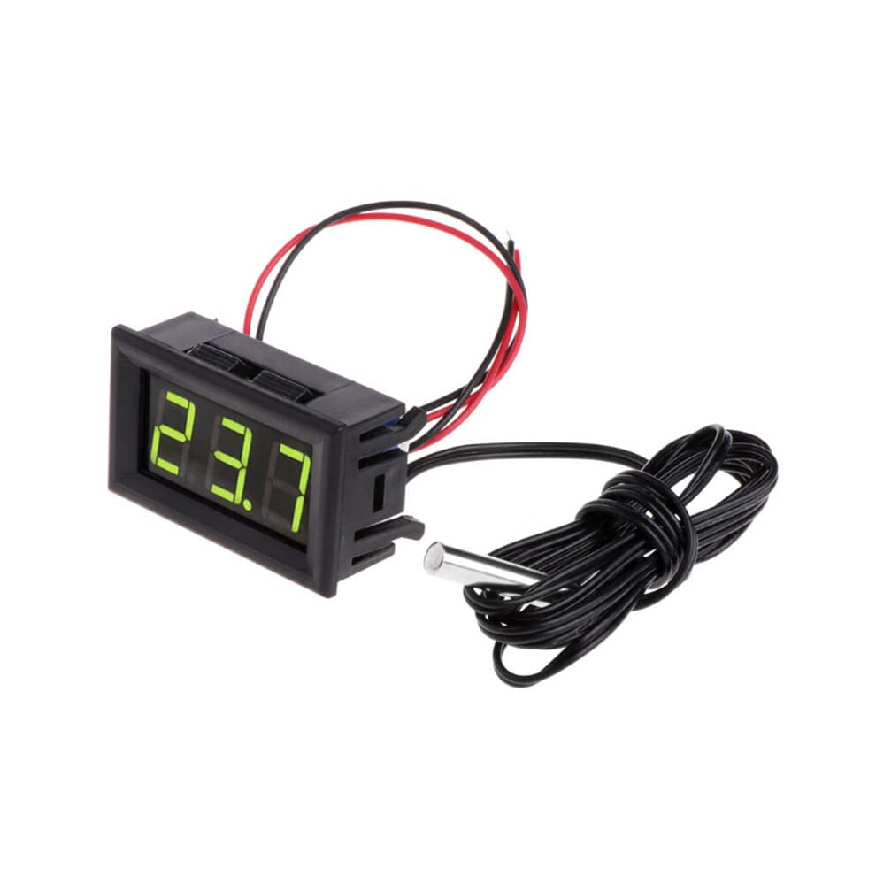 Digital Led Thermometer Car Temperature Display -50 To 110C Dc 5-12V Digital Gauge For Vehicle Temperature Monitoring Light/Red 6482260282213