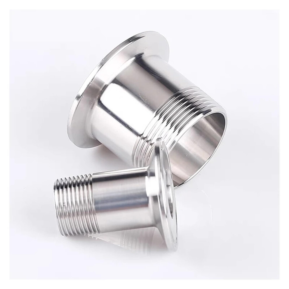 Rohrverschraubungen Dn8 Dn15 Dn20 Dn25 Dn32 Bsp 1 Stã¼Ck Sanitã¤R-Edelstahl Ss304 Tri-Klemme AuãEngewinde Adapter 1-1/4 Zoll 6482260283159