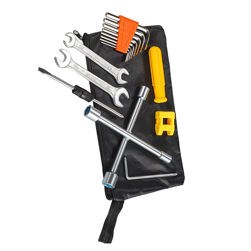 Compact Electric Scooter Repair Tool Set With Chain Blocks, Bolts And Nut Wrenches For Technicians And Enthusiasts 6447073284915