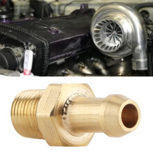 Gold Brass Turbo-Kompressor-Gehäuse Boost-Nippel 1/8 Zoll 27 NPT