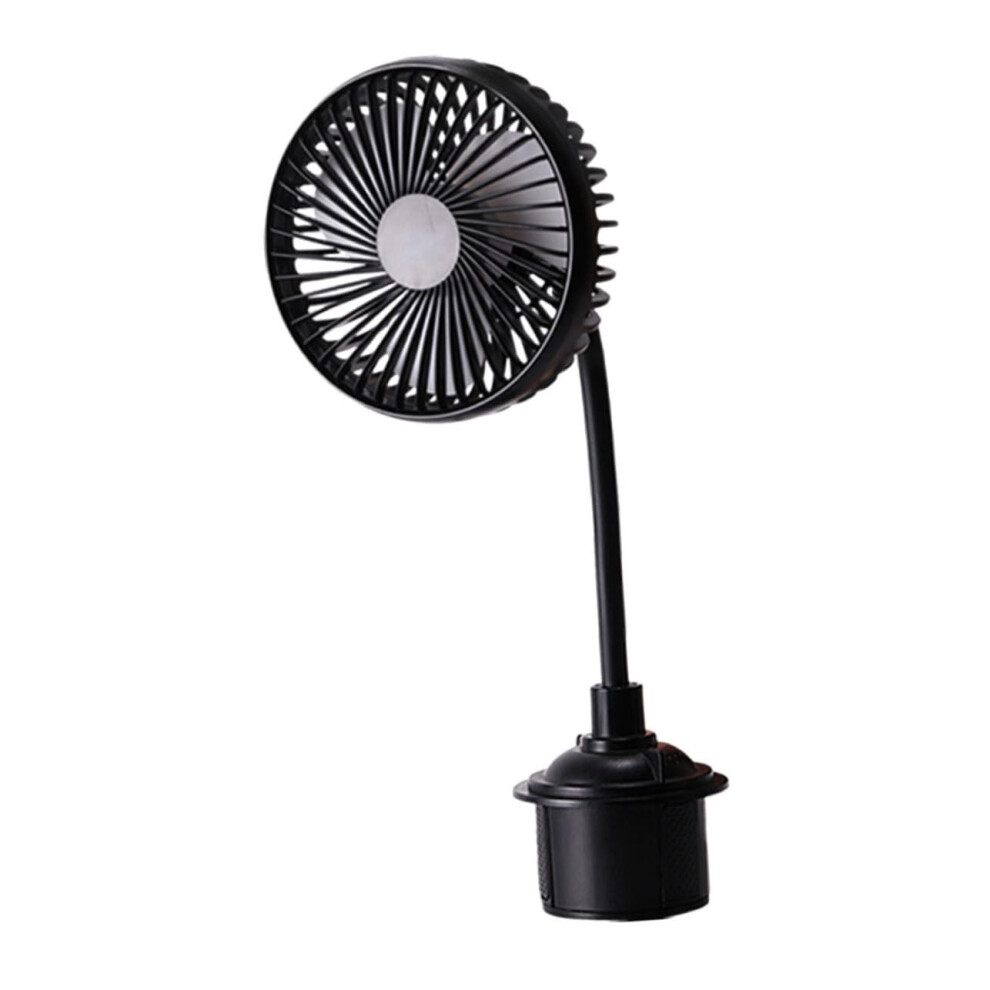 Portable Car Usb Air Circulation Fan For Cup Holder, Compact Design For Cooling Comfort On Long Drives 6482260284347