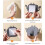 (Orange) Wall Holder Organizer Storage Box Mobile Phone Plug Wall Mounted Remote Control Zekai 4