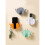 (Orange) Wall Holder Organizer Storage Box Mobile Phone Plug Wall Mounted Remote Control Zekai 2
