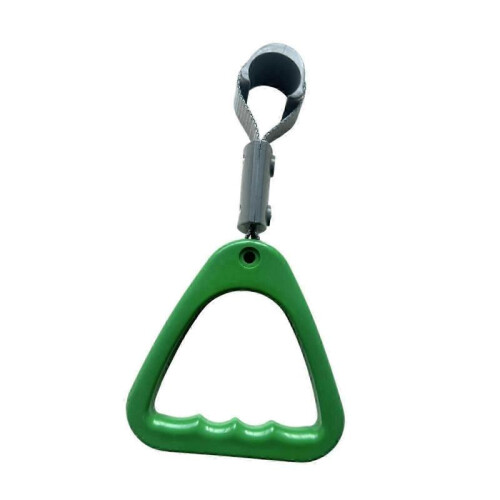 (Green) Automotive Grab Handle Bus Handle Sturdy Replacement Triangle Handle Ring Lightweight Convenient Assemble Replacement Parts 2