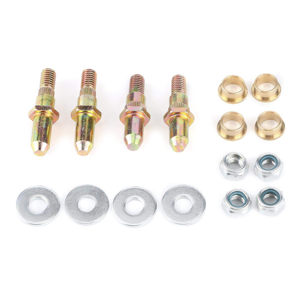 Door Hinge Repair Kit With Shaft Pin, Roller, Clamp, And Spring For Gmc Camp Trucks Suvs 2007-2011 Steel And Brass Components 6482260285474