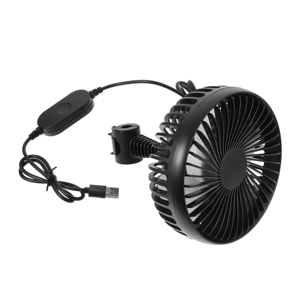 ABS Material Car Rear Seat Fan Portable Electric Fan for Back Seat Air Circulation, Compact Size, 12V Compatibility-image-OPC-PK86WD9-NEW