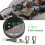 5 in 1 Motorcycle Water Temperature Meter USB Rechargeable Volt Meter with LED Display and Temperature Sensor 5